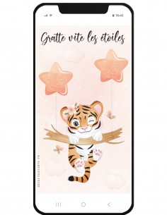 carte numérique demande parrain marraine à gratter virtuelle tigre 2