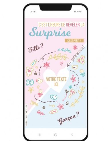 fille ou garçon révélation à distance