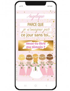 carte à gratter numérique demande témoin de mariage 2