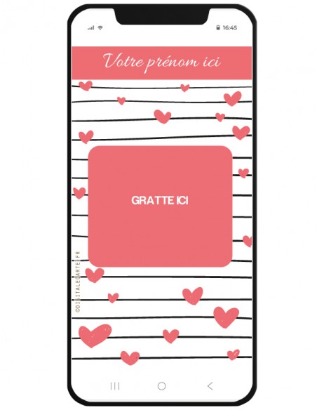 carte à gratter envoi par sms