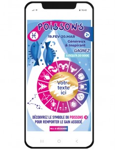 carte à gratter numérique astro poissons 2