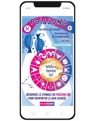 carte virtuelle astro poissons