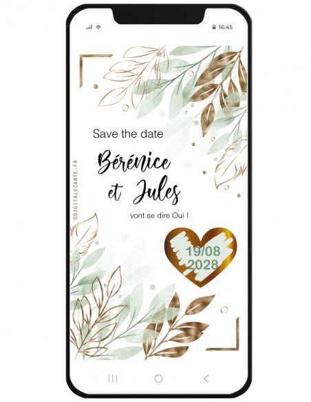 save the date a gratter en ligne mariage
